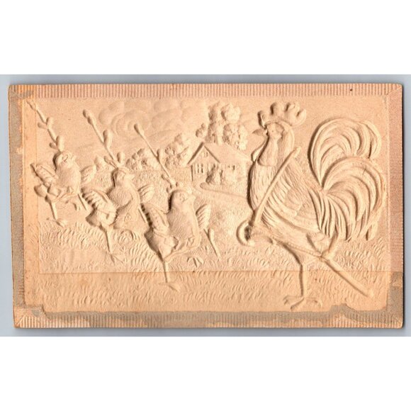 Set Of 2 Vintage Holiday Postcards: Thanksgiving & Easter Greetings #1687 - Picture 2 of 4